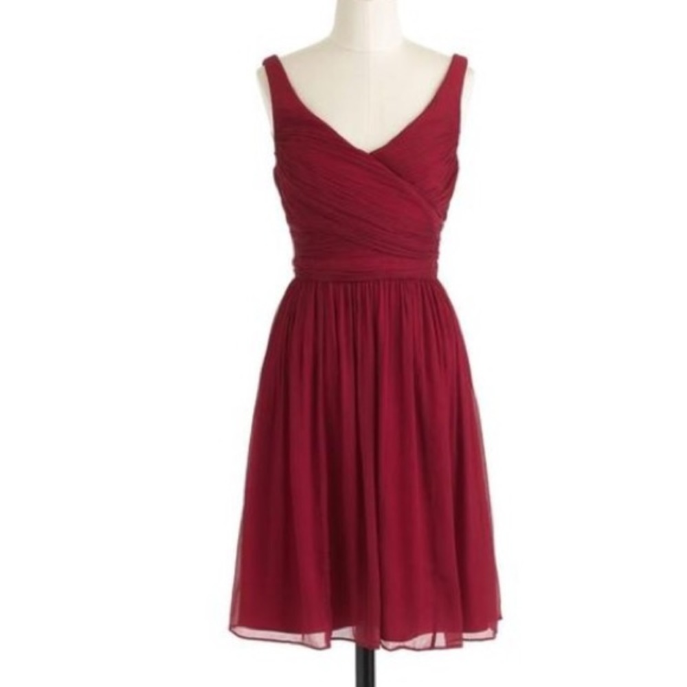 J. Crew Dress Petite “wild beet” color petite 6